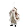 Standing Santa Decoration Gold 18cm