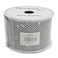 Christmas Mesh Ribbon Silver 6.3cmx10 yards