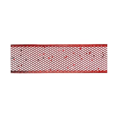 Christmas Mesh Ribbon Red 6.3cmx10 yards