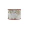 Christmas Satin Ribbon White/Gold 6.3cmx10 yards
