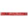Christmas Satin Ribbon Red 1.7cmx10 yards