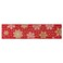 Christmas Linen Ribbon Red 6.3cmx10 yards