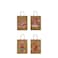 Rustic Cheer Kraft Bags Asst. Small 16x8x22cm 8Pcs/Pk