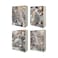 Frosted Elegance Gift Bags Asst. Large 31x12x40cm 3Pcs/Pk