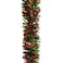 Tinsel Garland Red/Green 11x200cm