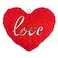 Red Love Cushion 40cm &ndash; Extra Large Heart Pillow for Bold Romantic Statement &amp; Gifting
