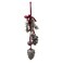 Hanging Pinecones White 50cm