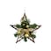 Hanging Rattan Star Gold 30x11x30cm
