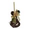 Hanging Rattan Bell Gold 10x10x20cm