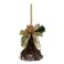 Hanging Rattan Bell Gold 10x10x20cm
