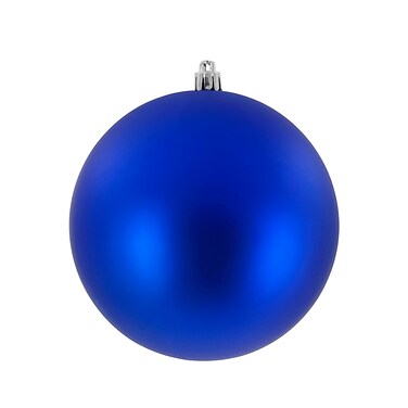 Baubles Matt Blue 12cm 2Pcs/PVC Box