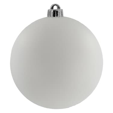 Bauble Matt White 15cm 1Pc/PVC Box