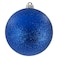 Bauble Glitter Blue 15cm 1Pc/PVC Box