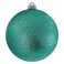 Bauble Glitter Turquoise 15cm 1Pc/PVC Box