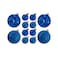 Designer Baubles Gift Set Blue 4 &amp; 8cm Mixed 20Pcs/Box