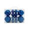 Designer Baubles Gift Set Blue 4 &amp; 8cm Mixed 20Pcs/Box