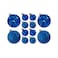 Designer Baubles Gift Set Blue 4 &amp; 8cm Mixed 20Pcs/Box