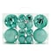 Designer Baubles Gift Set Turquoise 4 &amp; 8cm Mixed 20Pcs/Box