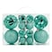 Designer Baubles Gift Set Turquoise 4 &amp; 8cm Mixed 20Pcs/Box