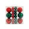Designer Baubles Gift SetRed/Green 4 &amp; 8cm Mixed 30Pcs/Box