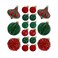 Designer Baubles Gift Set Red/Green 4 &amp; 8cm Mixed 30Pcs/Box