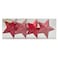 Hanging Stars Red 8cm 4Pcs/Box