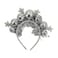 Disco Balls Headband Silver