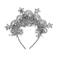 Disco Balls Headband Silver