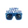 Happy New Year Glasses Pack of 1, Assorted colors.