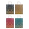 Golden Glow Kraft Bags Asst. Large 24.5x10.5x31cm 4Pcs/Pk