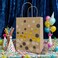 Confetti Sparkle Kraft Bags Asst. Small 12x7x17cm 8Pcs/Pk