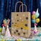 Confetti Sparkle Kraft Bags Asst. Medium 18x10x23cm 6Pcs/Pk