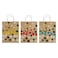 Confetti Sparkle Kraft Bags Asst. Large 24.5x10.5x31cm 4Pcs/Pk
