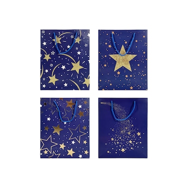 Starlight Gift Bags Asst. Medium 26x10x32cm 4Pcs/Pk