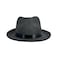 1920s Fedora Hat Black