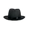1920s Fedora Hat Black