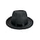 1920s Fedora Hat Black