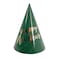 New Year Cone Hats 6.5'' Assorted Colours 6Pcs/Pk