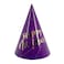 New Year Cone Hats 6.5'' Assorted Colours 6Pcs/Pk