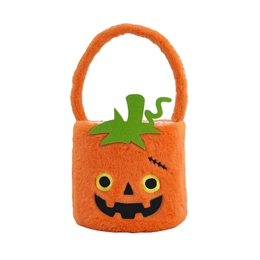 Plush Pumpkin Bag 22x22x40cm
