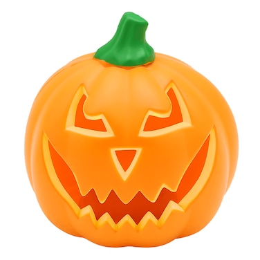 LED Pumpkin Decoration Orange 13x11x13cm