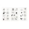 Halloween Tattoo Stickers Asst. 6x10.5cm 3Pcs/Pk