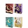 Eid Mubarak Kraft Gift Bags Medium 21x11x27cm Assorted Designs Pack of 6