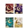 Eid Mubarak Kraft Gift Bags Medium 21x11x27cm Assorted Designs Pack of 6