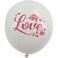 12-Pack 12" Assorted 'LOVE' Printed Balloons &ndash; Multicolor Romantic Balloons for Valentine&rsquo;s &amp; Parties