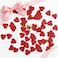 30g Red Heart Shape Confetti &ndash; Romantic Valentine&rsquo;s &amp; Wedding Table Scatter for Decor, Balloons &amp; Photos