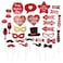 30-Piece Valentine Photo Booth Props Set &ndash; Romantic &amp; Fun Selfie Accessories for Parties &amp; Events
