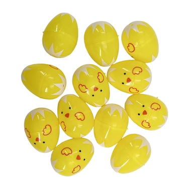 Chick Filler Eggs 6cm 12Pcs/Pk