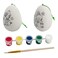 Easter Eggs Painting Set 4.8x4.8x6.8cm 2Pcs/Box