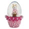 Bunny Water Globe Pink 4.5x4.5x6.5cm